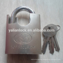 shackle half protected pin tumbler padlock